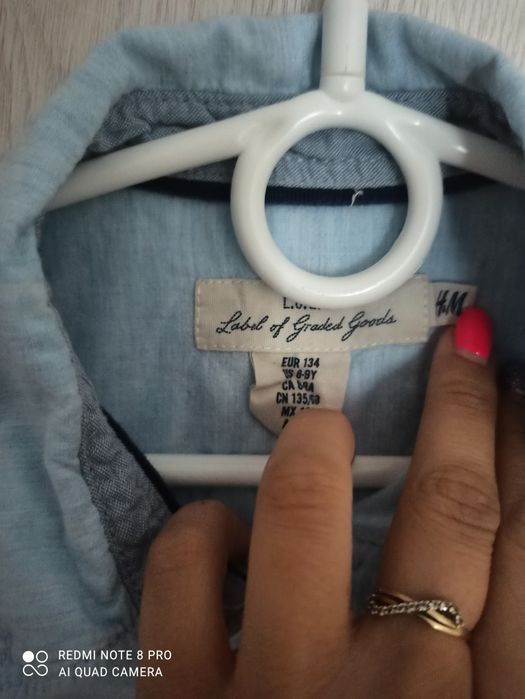 Modna koszula H&M 134 cm