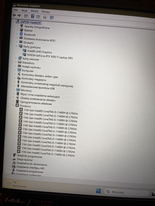 ASUS Tuf Gaming F15 / Intel Core i5-11400H / RTX 3050 TI / 16GB RAM