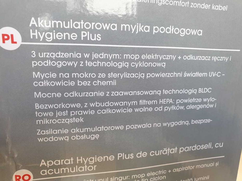 CLEANmaxx Bezprzewodowy odkurzacz piorący