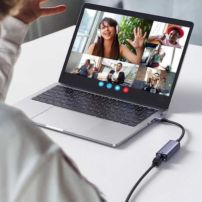 Karta sieciowa Przejściówka USB RJ45 Ethernet Gigabit 1000 Mbps