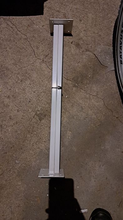 Nogi do stołu/ ławy metalowe 62cm białe