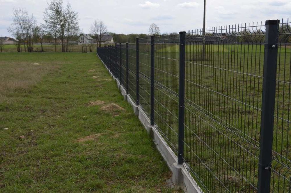 Panele ogrodzeniowe komplet przęsła panel ogrodzenie wys 1,53