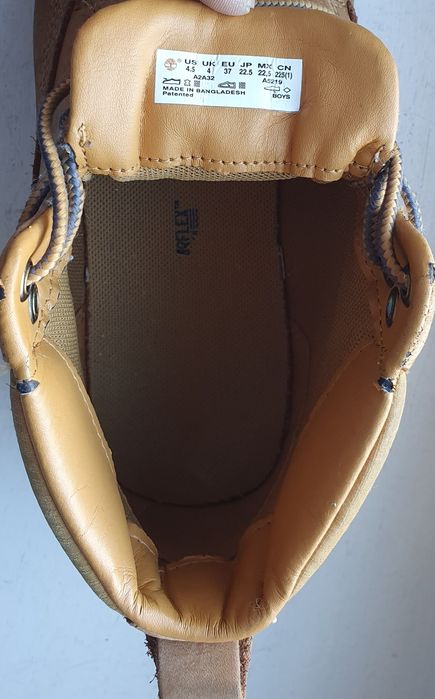 TIMBERLAND roz. 37 22.5 cm boys skóra naturalna extralekkie