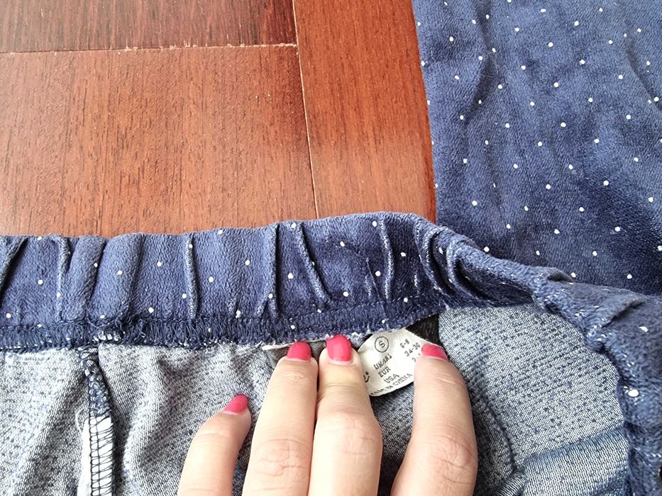 Pijama azul escuro com urso polar Primark, tamanho S