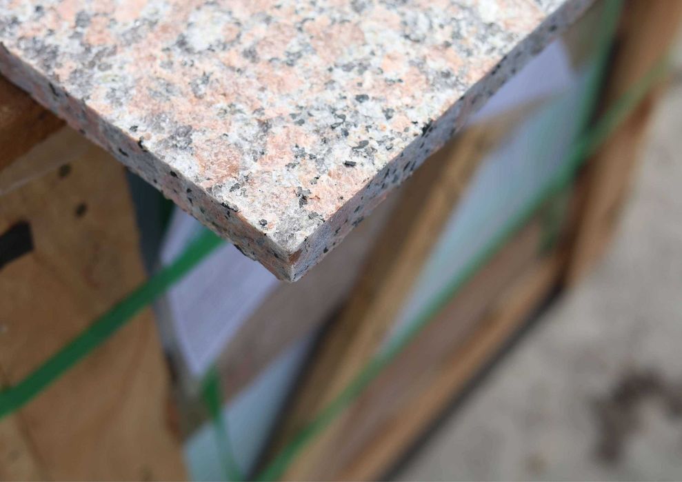 Granit Czerwony Maple Red 60x60x2 Płomień - Taras, Schody, Balkon