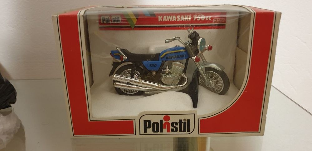 Politoys Polistil Kawasaki 750 z Pudełkiem!  Skala 1:15