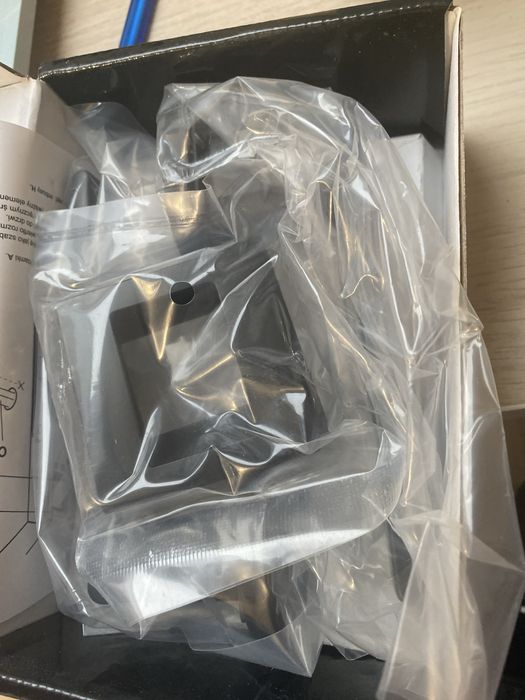 Klamki czarne kwadratowe 2 szt, apollo kao black