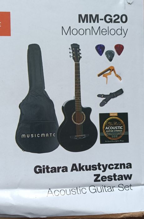 Gitara akustyczna+elektryczna Metal