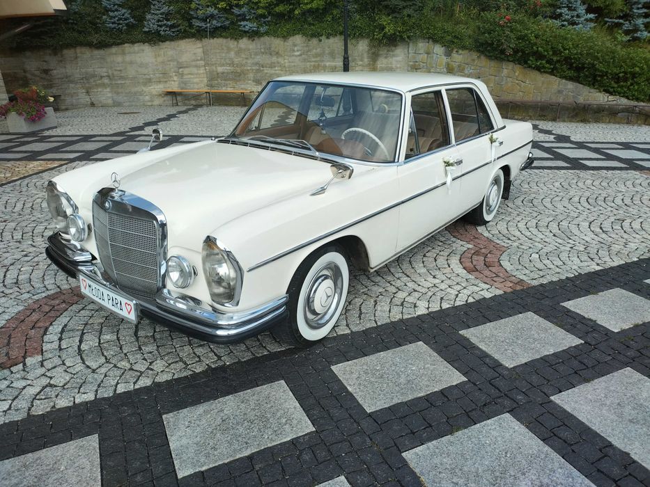 Mercedes W108 250S - samochód do ślubu - wynajem z kierowcą