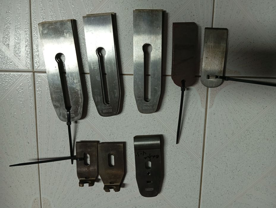 Laminas plainas e garlopas manual novas