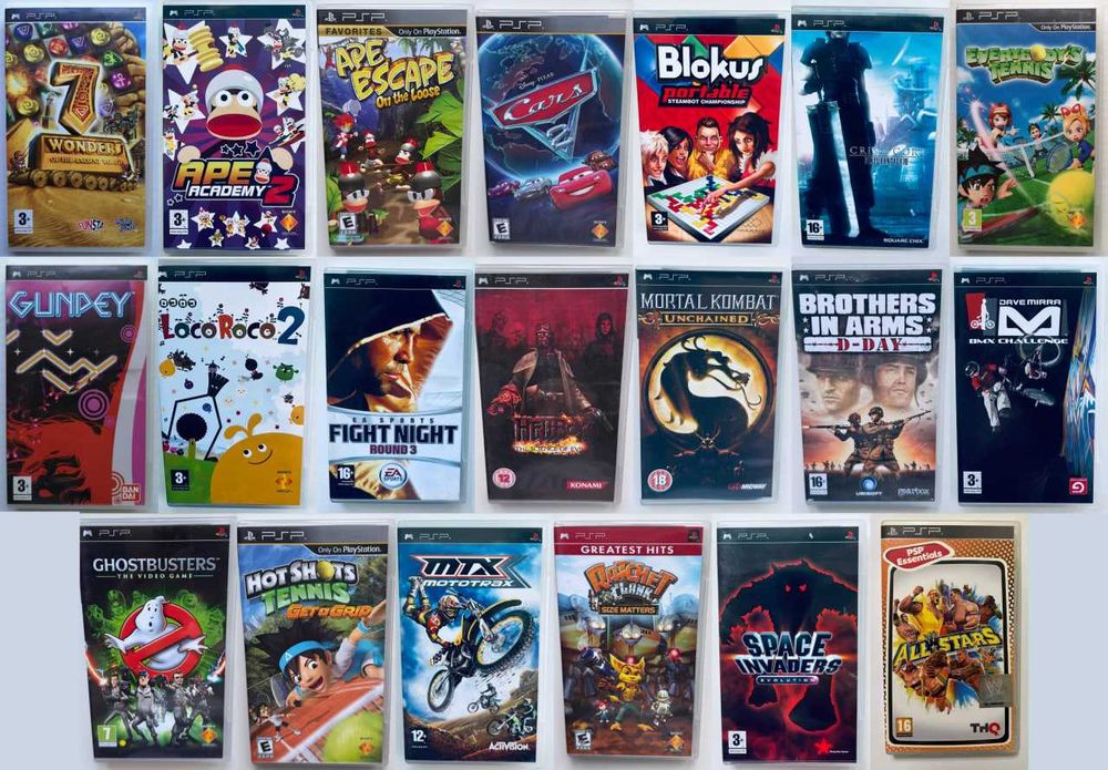 UMD-Диски для PSP, диски для PlayStation 1, картриджі PlayStation Vita