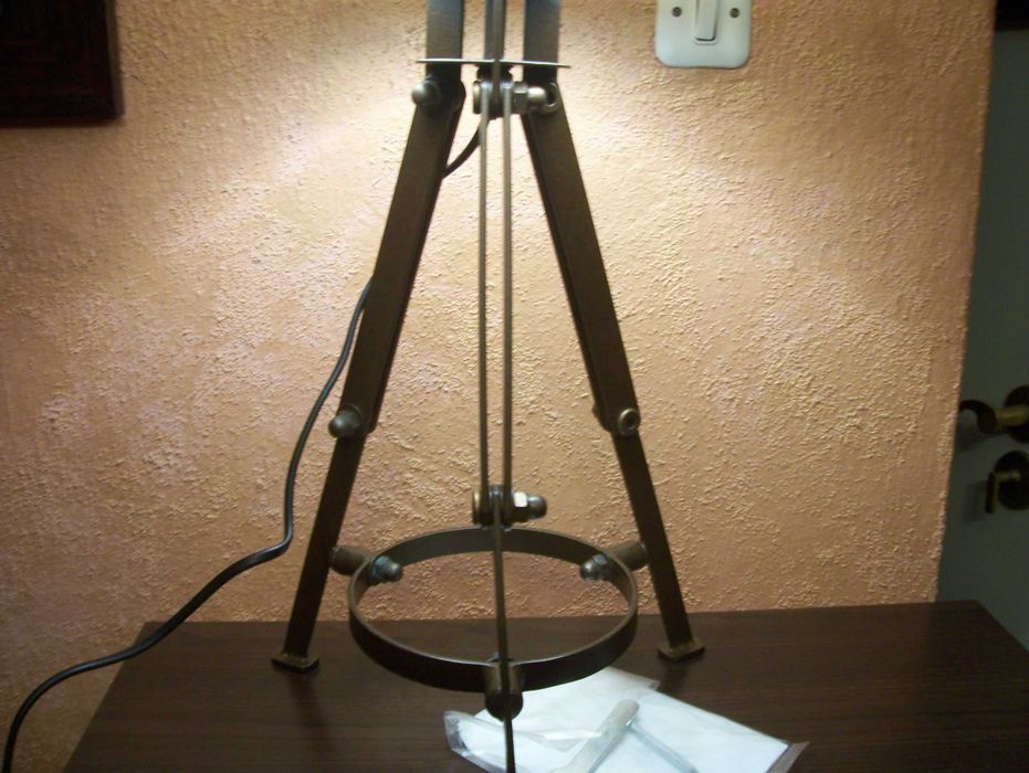 Lampa stołowa mosiądz Tarogo loft w stylu industrialnym  NOWA