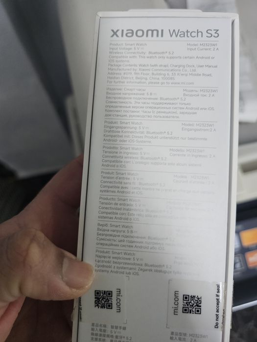 Smartwatch Xiomi watch s3