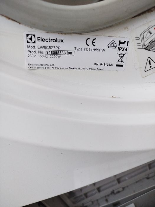 Pralka suszarka Electrolux