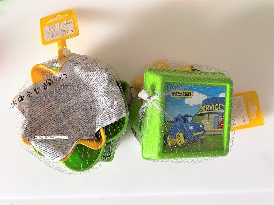 Foremki z nadrukiem WADER Auta zestaw 8 szt