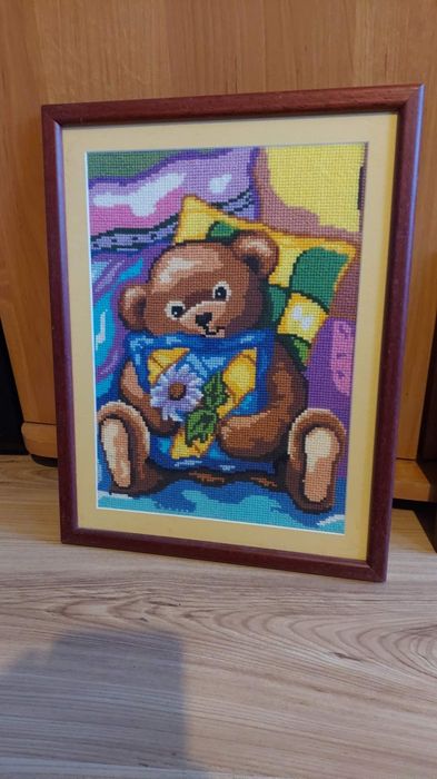 Sprzedam obrazek wyszywany krzyżykowy Cena ostateczna