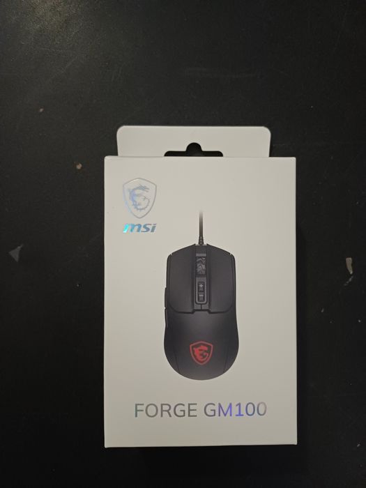 Myszka gamingowa MSI Forge GM100 – 6400 DPI, RGB, nowa
