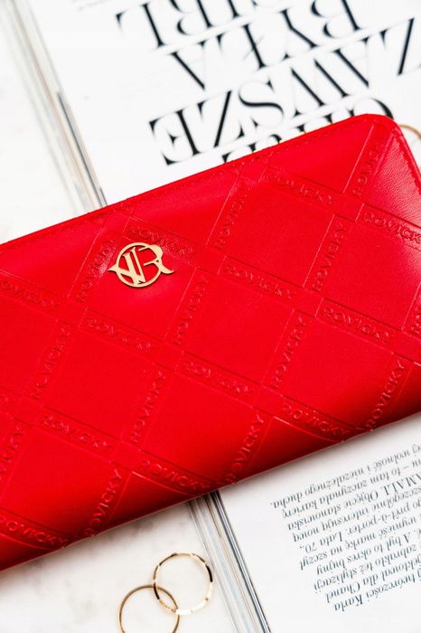 portfel-piórnik damski ze skóry ekologicznej - rovicky