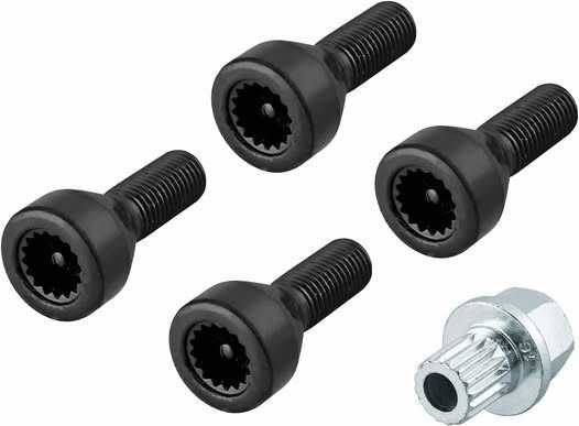Zestaw nakrętek do kół Justech Locking Security