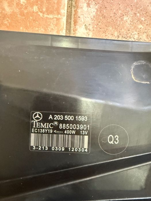 Motoventilador Mercedes C Class W203