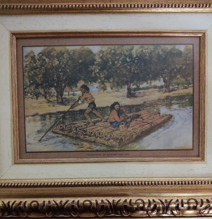 Conjunto Raro de Quadros Históricos Mundet – Faina Corticeira e Etnografia Portuguesa