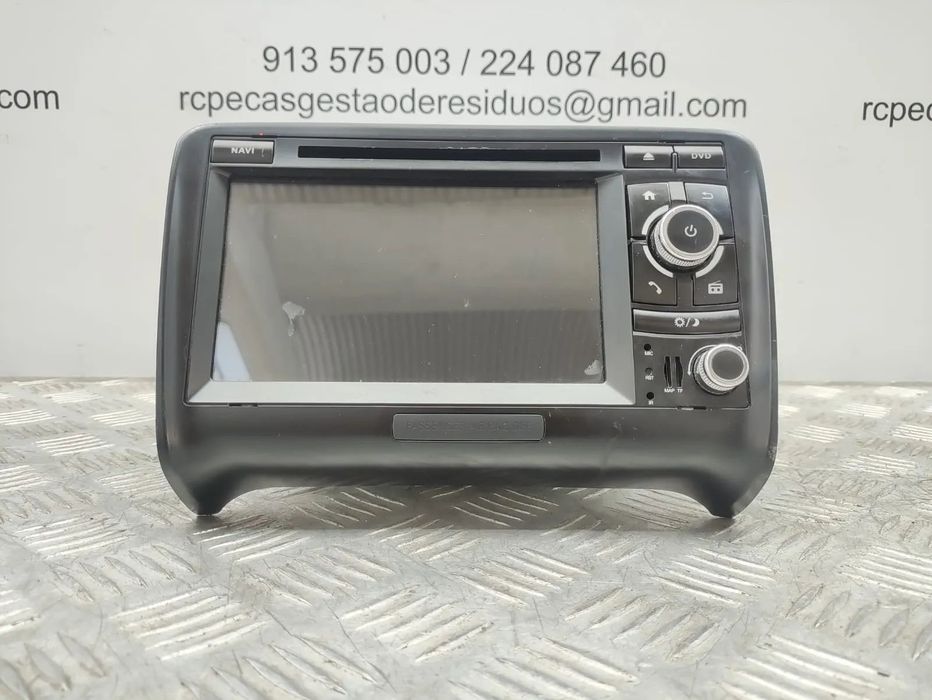 Auto Radio Ecra GPS Audi TT 8J MK2 2006 a 2014