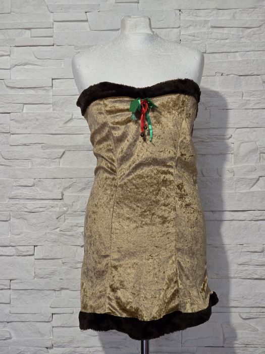 Strój karnawałowy dla dorosłych elf mikołajowy 36-38