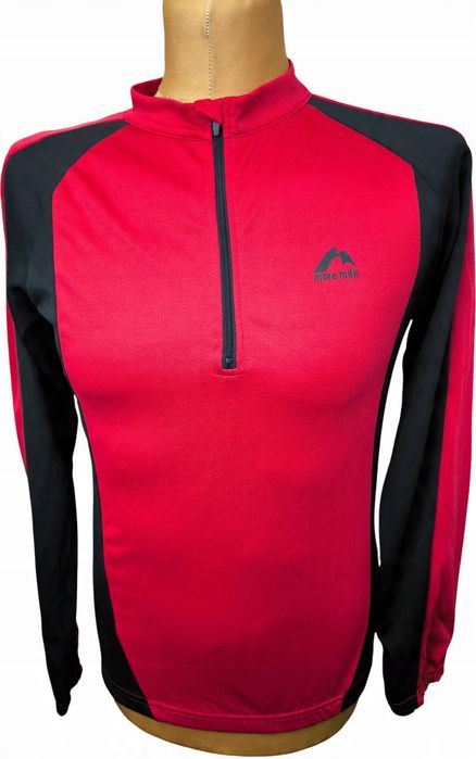 More mile rowerowa bluza longsleeve ze stójką z dłuższym tyłem s