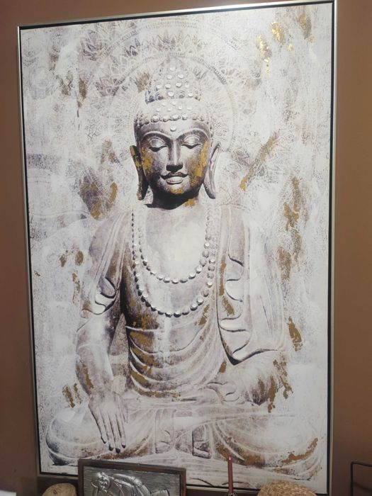 Quadro oriental grande e médio