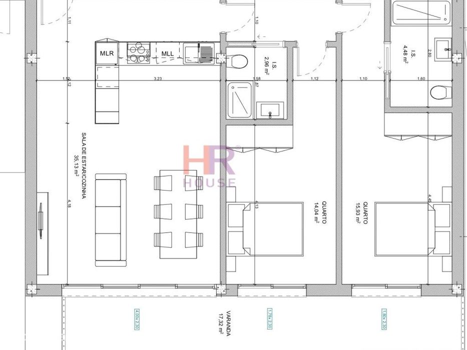 Vende-se apartamento T2 com garagem.