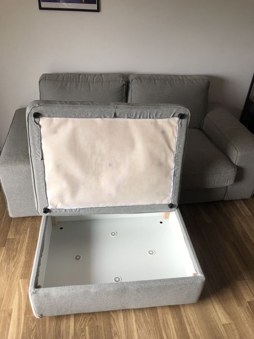 Sofá  + repousa-pés IKEA