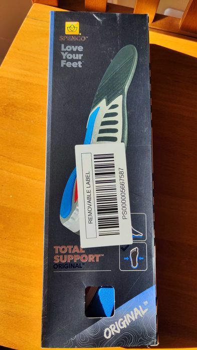 Palmilhas - Spenco - Total Support Original 44-46 - NOVAS