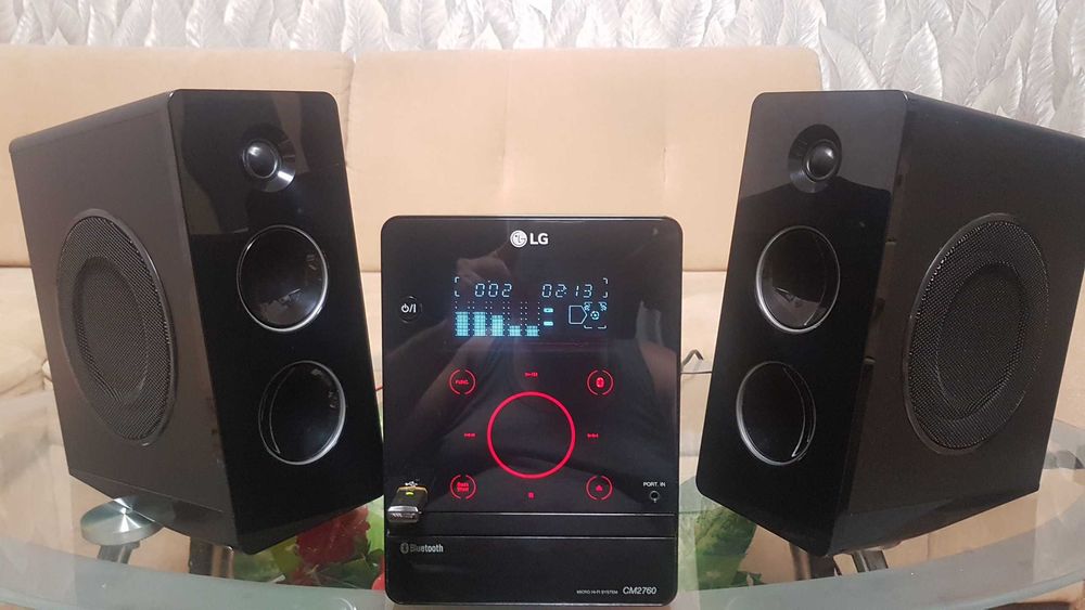 LG CM-2760 micro Hi-Fi System CD,mp3,BT,FLAC,LG-TV made in LG/China
