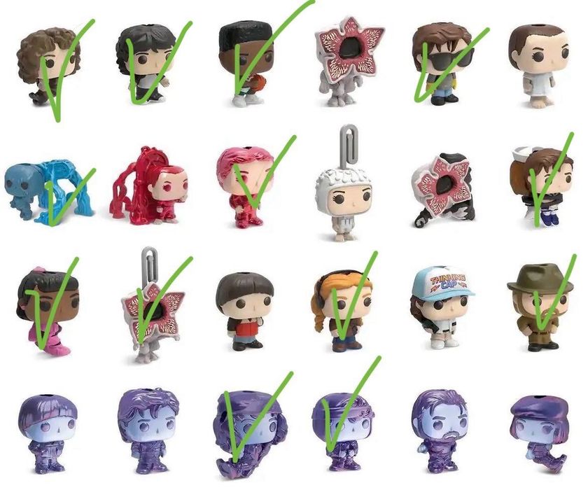 Troco Kinder Joy Stranger Things