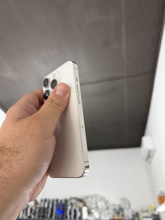 Apple Iphone 14 Pro 128 gb 100% айфон про фіз сім білий