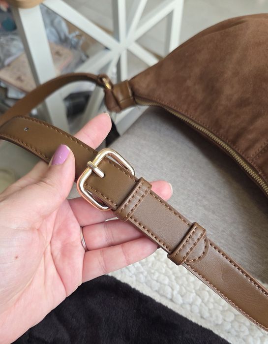 Mala/Bolsa Pele Genuína Stradivarius