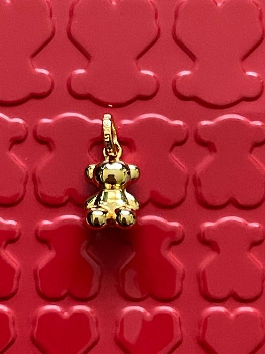 Wisiorek Tous Bold Bear złoty 1,1 cm