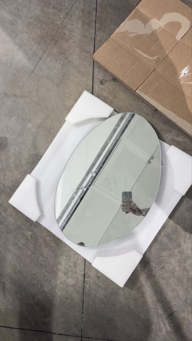 Espelho wc oval led