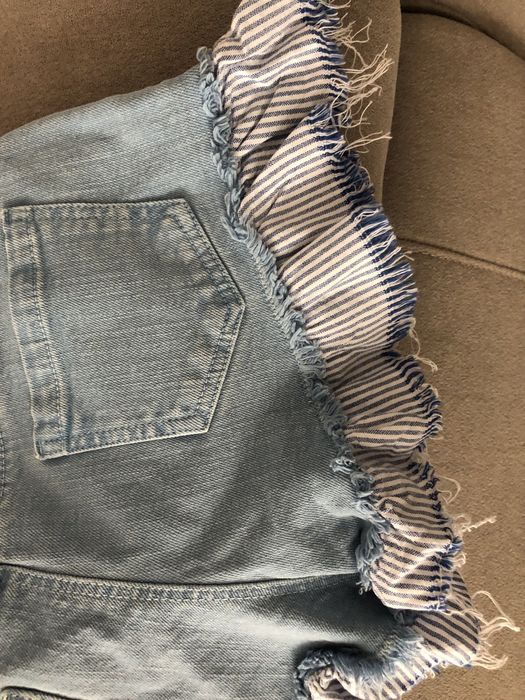 Krotkie spodenki szorty Zara Girls 152 jeansowe jeans 146 na lato