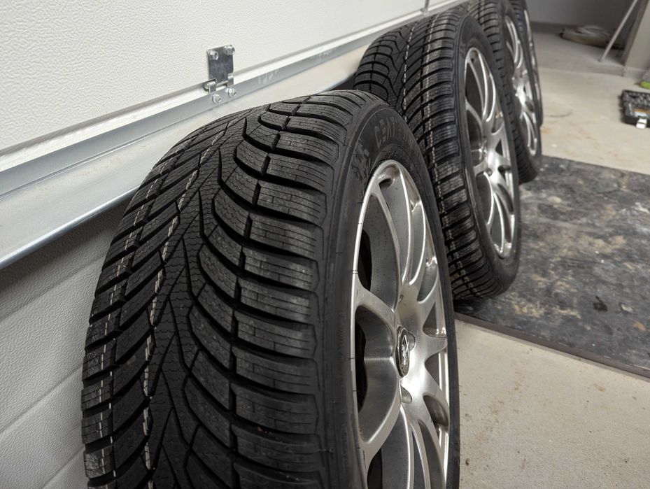 Piękne koła zimowe(nowe opony) 5x110 AlfaRomeo 159 , Opel, Saab, 215/50 R17