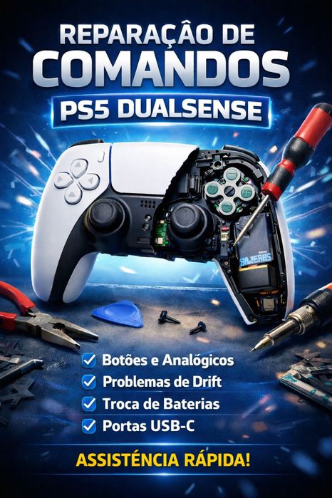 Reparação Comando ps5