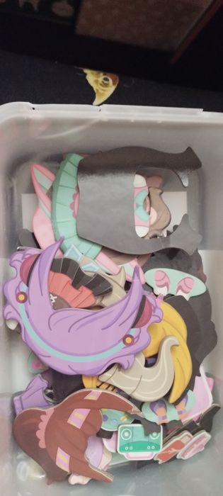 Układanka magnetyczna i Puzzle z rzepem