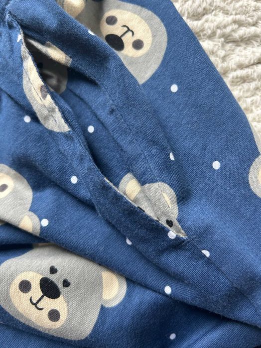 Spodnie dół od piżamy granatowe misie rozm 164 cm Nowe