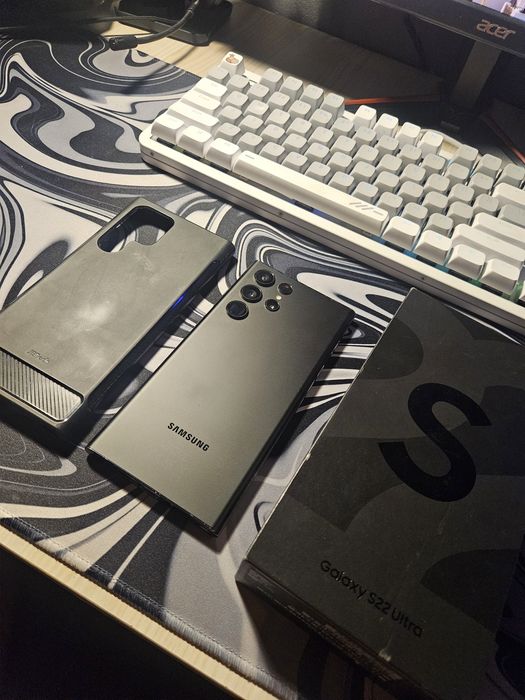 Smartfon samsung s22 ultra 5g 12/256gb szary