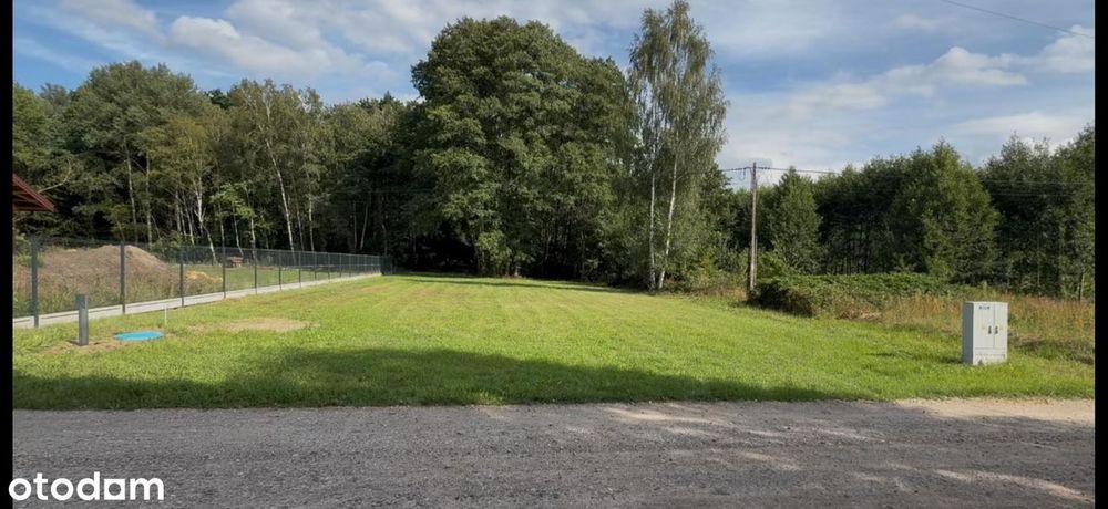 Uzbrojona działka budowlana z własnym lasem