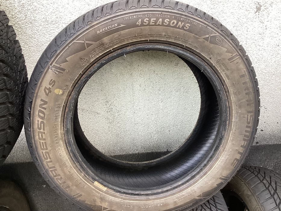 TRANSMATE 155/65r13 4szt opony całoroczne bieżnik 6.8mm 2025r