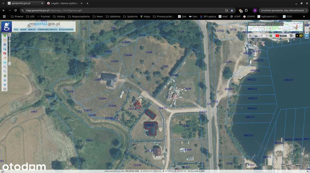 Działka z mpzp do zabudowy, miejscowość Spalona, przy ul. Okrężnej 18