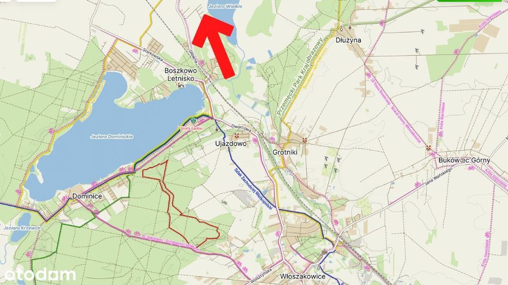 Dom 50m od jeziora - Boszkowo