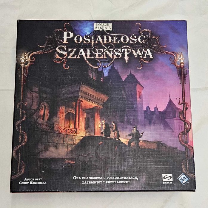 Posiadłość Szaleństwa PL - 1 edycja - H.P. Lovecraft - gra planszowa