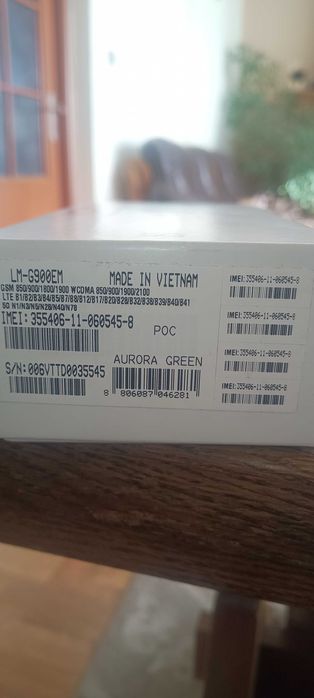 Smartfon LG Velvet Dual Sim Aurora Silver nowy używany jako zapasowy